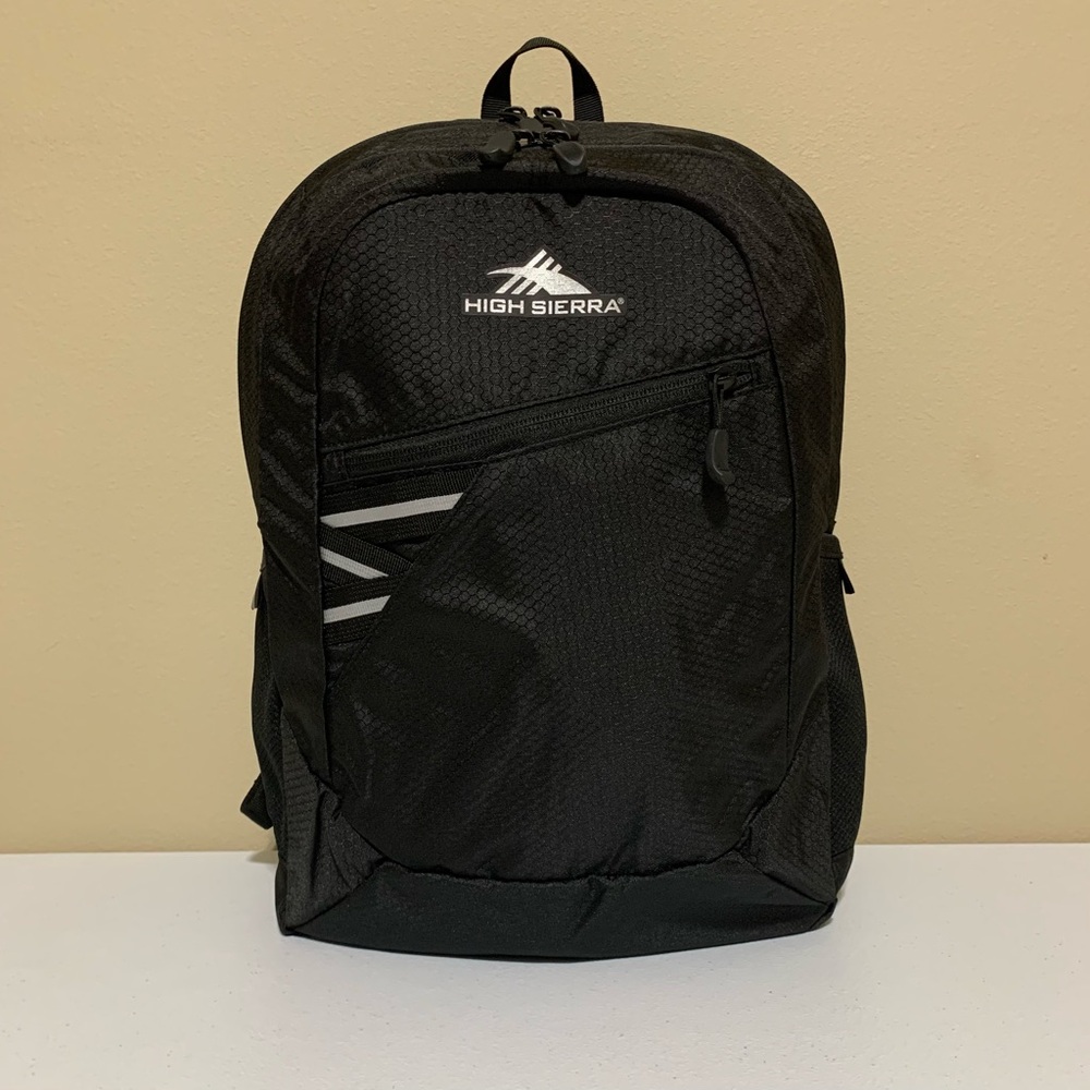 High Sierra Outburst 2.0 Black Backpack-NWT